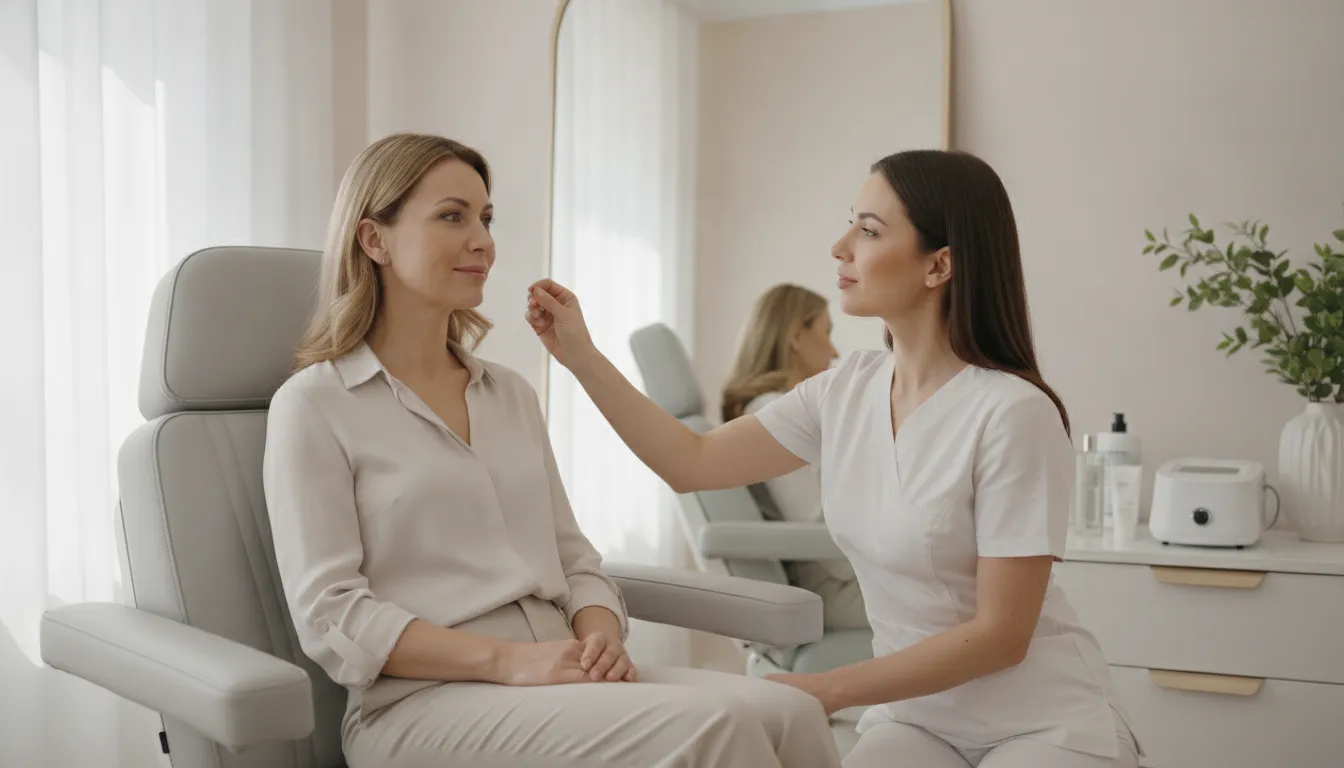 Medspa consultation for a PDO thread lift in Dallas