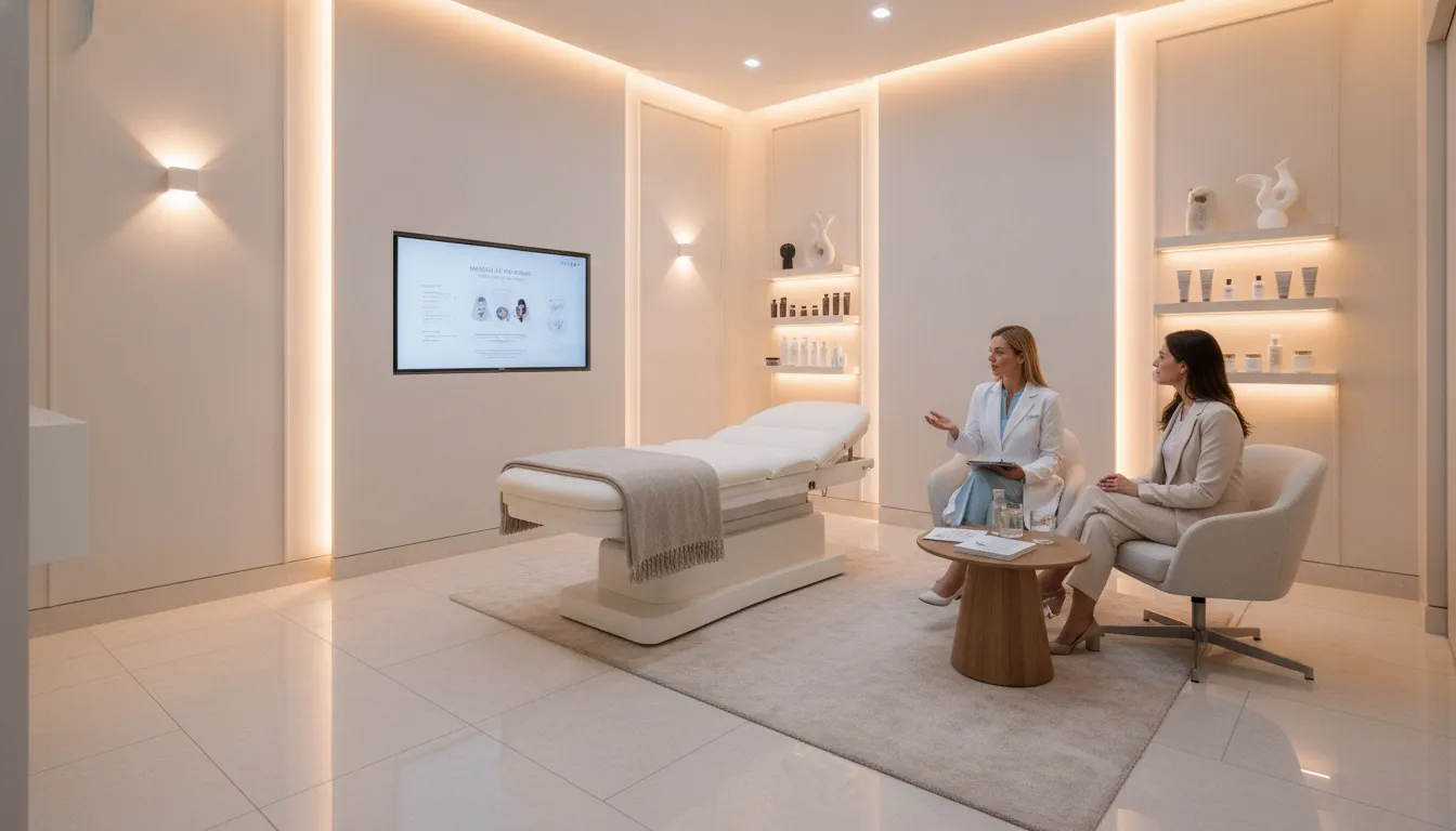 Medical weight loss consultation at Soul Glow Medspa in Farmers Branch with clinical team member