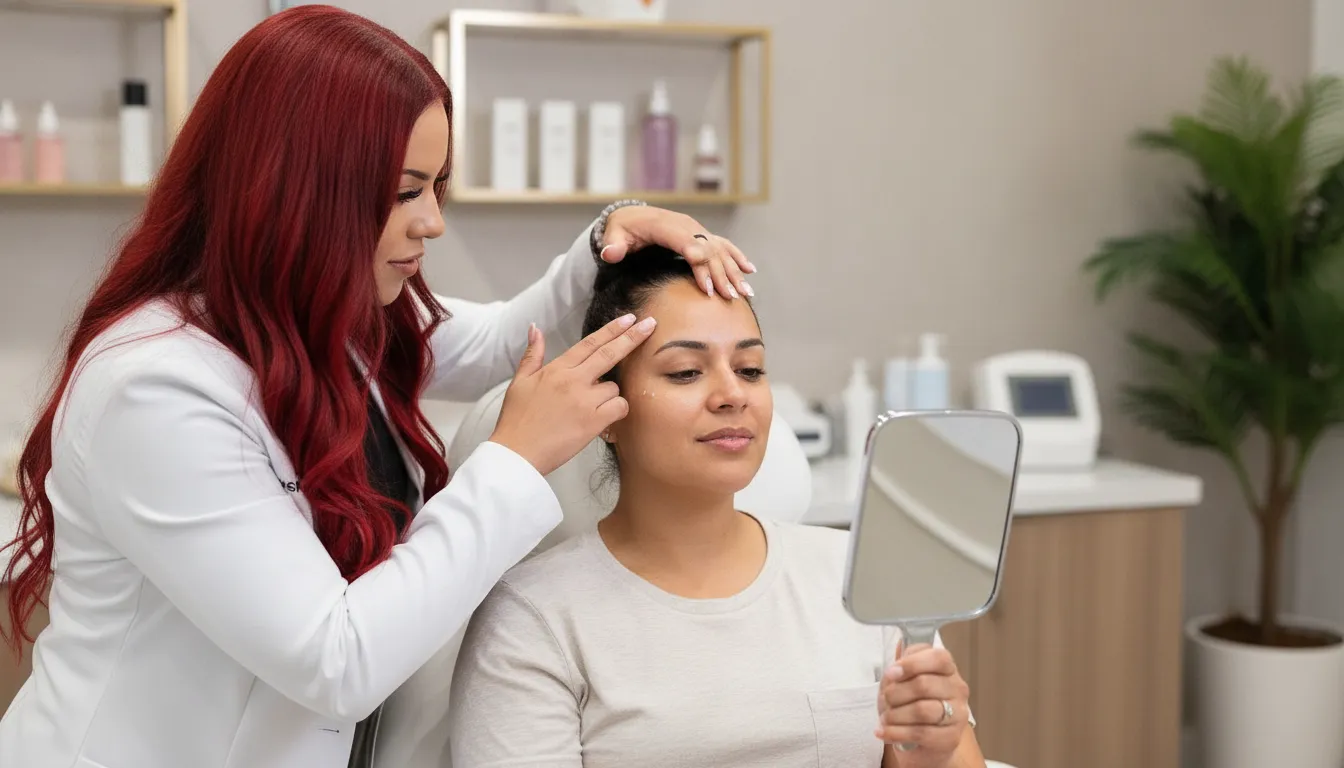 Botox consultation in a luxurious Farmers Branch medical spa