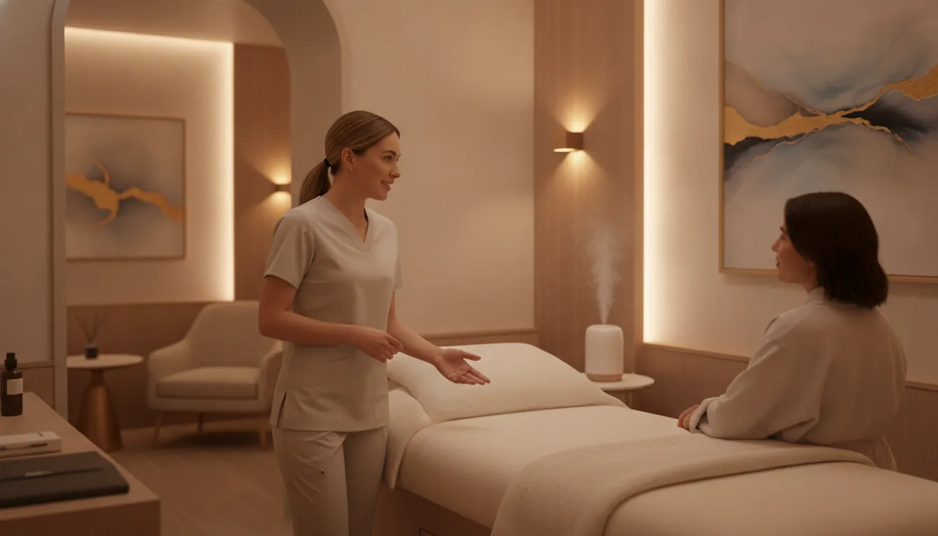 Private consultation room at Soul Glow Medspa for women considering vaginal rejuvenation
